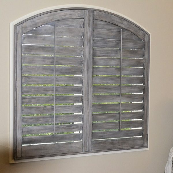 Distressed shutters